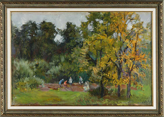 Дёмин Леонид Петрович. Загорск. Осенняя пора 